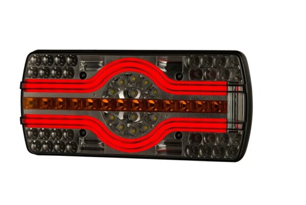 LED neon achterlicht met kentekenlicht | 12-24v | 2