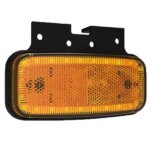 LED markeringslicht amber | 12-24v | 50cm. kabel | MV-1250A-FT-075 Z+K LED-MV-1250A-2