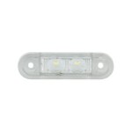 LED markeringslicht wit inbouw | 12-24v | 20cm. kabel | 7922WMB-7922WMB-7922WMB