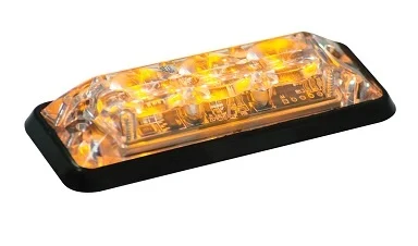 Ultra platte Slimline LED flitser | 3 LED's | Amber | 10-30v | S11F3003--S11F3003-3 Ultra platte Slimline LED flitser | 3 LED's | Amber | 10-30v | S11F3003--S11F3003-3