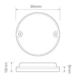 LED knipperlicht | 12-24v | 20cm. kabel | 95AM-95AM-95AM-3