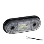 LED markeringslicht wit | 12-24v | 50cm. kabel | MV-1400W-FT-020 B LED-MV-1400W