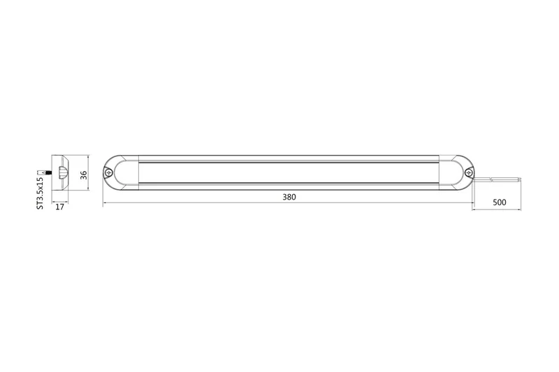 LED interieurverlichting 38cm - 12-24v - motion - 50cm kabel | BS-2038--BS-2038-2 LED interieurverlichting 38cm - 12-24v - motion - 50cm kabel | BS-2038--BS-2038-2
