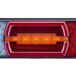 LED neon achterlicht incl. achteruitrijlicht 12v 1m. Kabel horizontaal+verticaal Montage