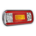 LED achterlicht zonder kentekenlicht | 12-36v | 5-PIN | V10C5-600B5-FT-130 NT PM LED BAJONET-V10C5-600B5-4