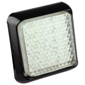 LED achteruitrijlamp met zwarte rand | 12-24v | 40cm. kabel | 100WME-100WME-100WME