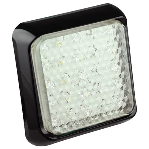 LED achteruitrijlamp met zwarte rand | 12-24v | 40cm. kabel | 100WME-100WME-100WME LED achteruitrijlamp met zwarte rand | 12-24v | 40cm. kabel | 100WME-100WME-100WME