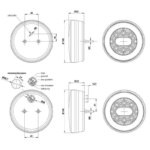 LED achterlicht zonder kentekenlicht | 12-36v | 5-PIN | V10C3-800B5-FT-110 LED BAJONET-V10C3-800B5-5