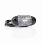 LED markeringslicht wit | 12-24v | 50cm. kabel | 1