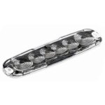 Slimline LED flitser | R65 | 6 LED's | amber | 10-30v | LPR656DVA-LPR656DVA-LPR656DVA