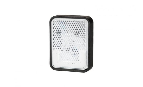 LED markeringslicht neon wit met beugel | 12-24v | 50cm. kabel | MV-3500W-LD 2742-MV-3500W-3