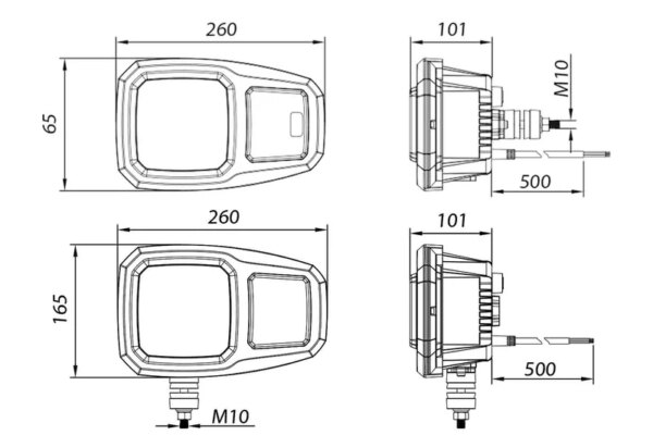 LED koplamp rechts