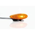 LED markeringslicht amber | 12-24v | 50cm. kabel | MV-1950A-FT-076 Z+K LED-MV-1950A-2