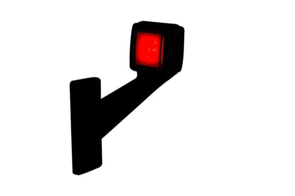 LED breedtelamp rechts rood-wit 12-24v 50cm kabel-LD 3117/P-MB-4962RW-2