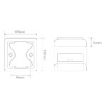 LED achterlicht met zwarte rand | 12-24v | 40cm. kabel | 100BSTIME-100BSTIME-100BSTIME-2