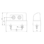 LED kentekenverlichting | 12-36v | met connector 0