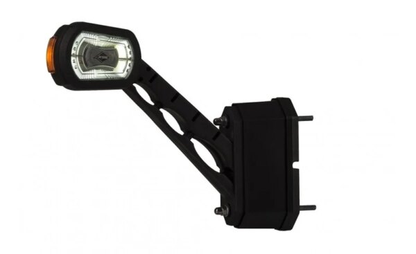 LED breedtelamp rechts met alarm rood-wit-amber 12-24v | MBA-2762RWA-LDCC 2714-MBA-2762RWA-2