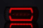LED neon achterlicht incl. achteruitrijlicht 12v 1m. Kabel horizontaal+verticaal Montage
