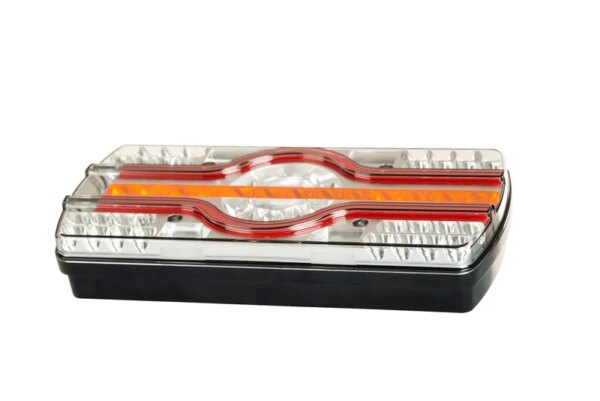 Links | LED neon achterlicht met kentekenlicht | 12-24v | 2