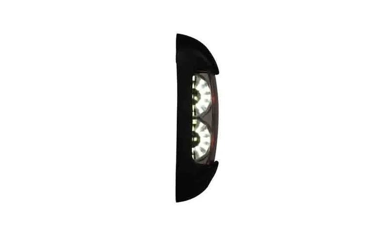 LED breedtelamp compact rood-wit-amber 12-24v 50cm kabel | MB-5300RWA-LD 2166-MB-5300RWA-8 LED breedtelamp compact rood-wit-amber 12-24v 50cm kabel | MB-5300RWA-LD 2166-MB-5300RWA-8