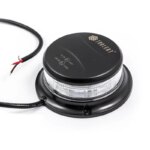 LED Zwaailamp | amber | met heldere lens | 12-24v | R65 | 3-bouts | S07ZL601AC--S07ZL601AC-3