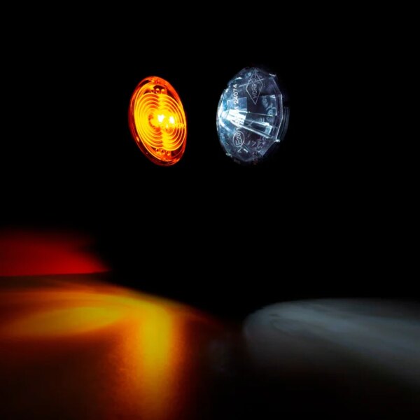 LED dark Breedtelamp links rood-wit-amber 12-24v 50cm kabel-LD 2181/GRAPHITE-MB-4861DRWA-3