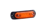 LED markeringslicht amber met beugel | 12-24v | 50cm. kabel | MV-4090A-LD 378-MV-4090A