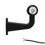 Links | LED breedtelamp met haakse steel | 12-24v | 20cm. kabel | M10BV-601RW-FT-009 F LED (NO SET ONLY LEFT VERSION)-M10BV-601RW