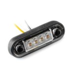 LED markeringslicht dual color wit-amber 12-24v 0