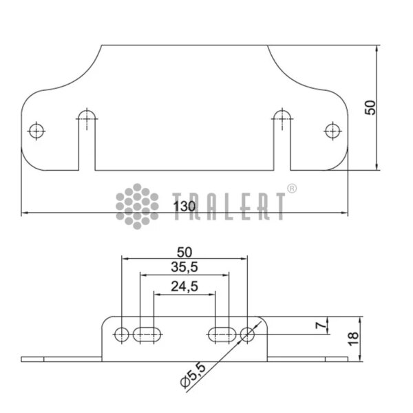 Montagesteun | 100-serie markeringslicht | M10MS-100-KAT FT-017-M10MS-100-2