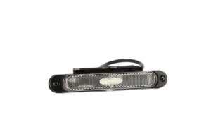 LED Slimline markeerlicht wit beugel 12-24v 50cm kabel | MV-6550W-FT-065 B+K LED-MV-6550W