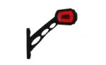 LED breedtelamp rechts rood-wit 12-24v 50cm kabel | MB-2762RWA-LDCC 2699-MB-2762RWA-5