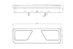 Links | LED trailerlamp canbusproof | 24v | 7-PIN AMP connector | VC-7001B7-FT-700-066 L AMP 7 PIN-VC-7001B7-9