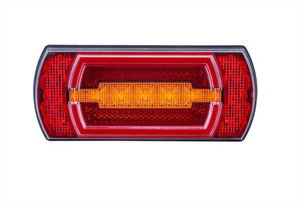 LED neon achterlicht incl. mist 12v 1m. Kabel horizontaal+verticaal Montage