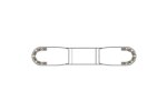 LED flitsbalk amber | 13 serie | ECE-R65 amber | transparant | 1000mm | 12 LED's | 13-00020-E-13-00020-E-13-00020-E-2