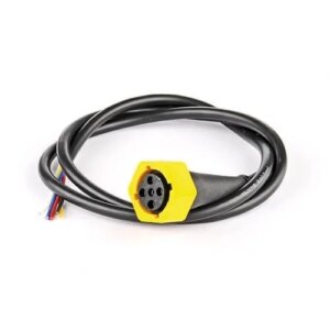 Rechts | 5-PIN bajonet aansluiting | met 200cm. kabel | V10AC-202B5-WTY BAJONET P 5 PIN M20-V10AC-202B5
