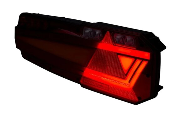 LED neon achterlicht rechts (non-driehoek) 12-24v 7-PIN's AMP | VC-5052B7-LZD 3012-VC-5052B7-9