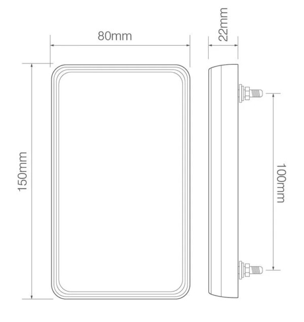 achterlicht-richtingaanw-reflector | 12v | twin pack | 151BAR2-151BAR2-151BAR2-2