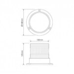 ALU LED flits zwaailamp amber | 10-30v | R10 | R65 | EQR65ABM-EQR65ABM-EQR65ABM-2