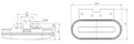 LED markeringslicht rood | 12-24v | 50cm. kabel | M10MV-750R-FT-070 C+K LED-M10MV-750R-2