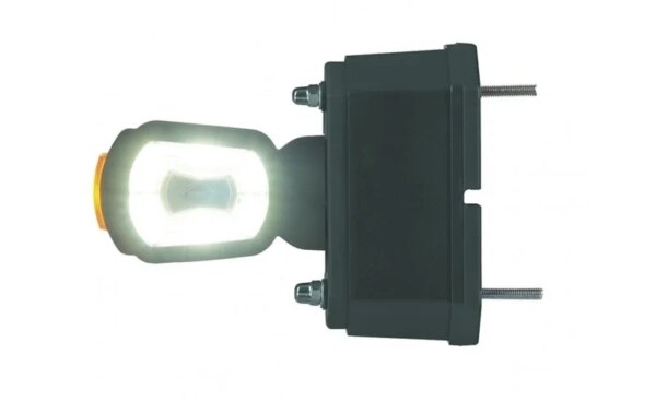 LED breedtelamp rechts met alarm rood-wit-amber 12-24v | MBA-2702RWA-LDCC 2795-MBA-2702RWA-5