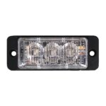 LED flitser 3 LED's | R65 | ultra platte slimline | amber | 10-30v | S11F3002--S11F3002