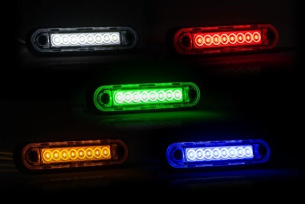 LED decoratielicht inbouw-lang groen 12-24v 0