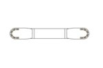 LED flitsbalk amber | 13 serie | ECE-R65 amber | 1250mm | 12 LED's | 13-00021-E-13-00021-E-13-00021-E-2