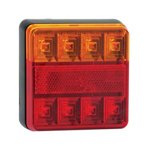 LED achterlicht compact zonder kentekenverlichting | 12v | 40cm. kabel | 101BAR-101BAR-101BAR