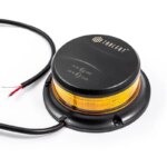 LED Zwaailamp amber met amber lens | 12-24v | 3-bouts | R65 | S07ZL601AA--S07ZL601AA-3