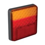 LED compact achterlicht zonder kentekenverlichting | 12v | 40cm. kabel | 100BARE-100BARE-100BARE