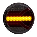 LED achterlicht met dynamisch knipperlicht | 12-24v | 150cm. kabel | V14C4-140D-LZD 2342-V14C4-140D-4