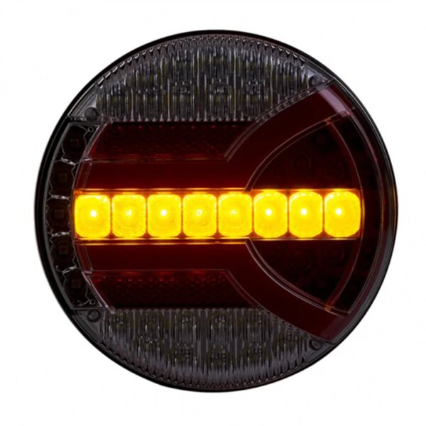 LED achterlicht met dynamisch knipperlicht | 12-24v | 150cm. kabel | V14C4-140D-LZD 2342-V14C4-140D-4
