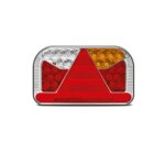 Links | LED achterlicht met kentekenlicht | 12-36v | 5-PIN | V10C5-521B5-FT-170 L TB LED SPK BAJONET 5 PIN-V10C5-521B5-2